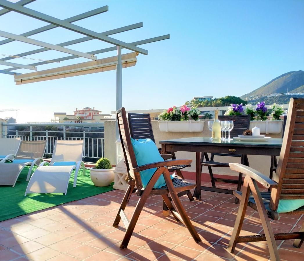 Pena Beach 3 Bedroom Duplex, Bbq, Pool, Sea Views, Benalmádena Extérieur photo